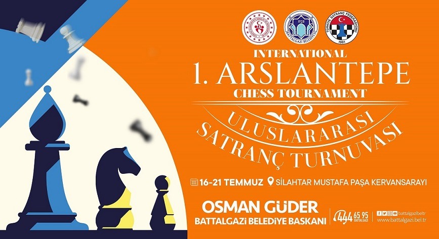 1. Aslantepe Satranç Turnuvası 16 Temmuzda Başlıyor