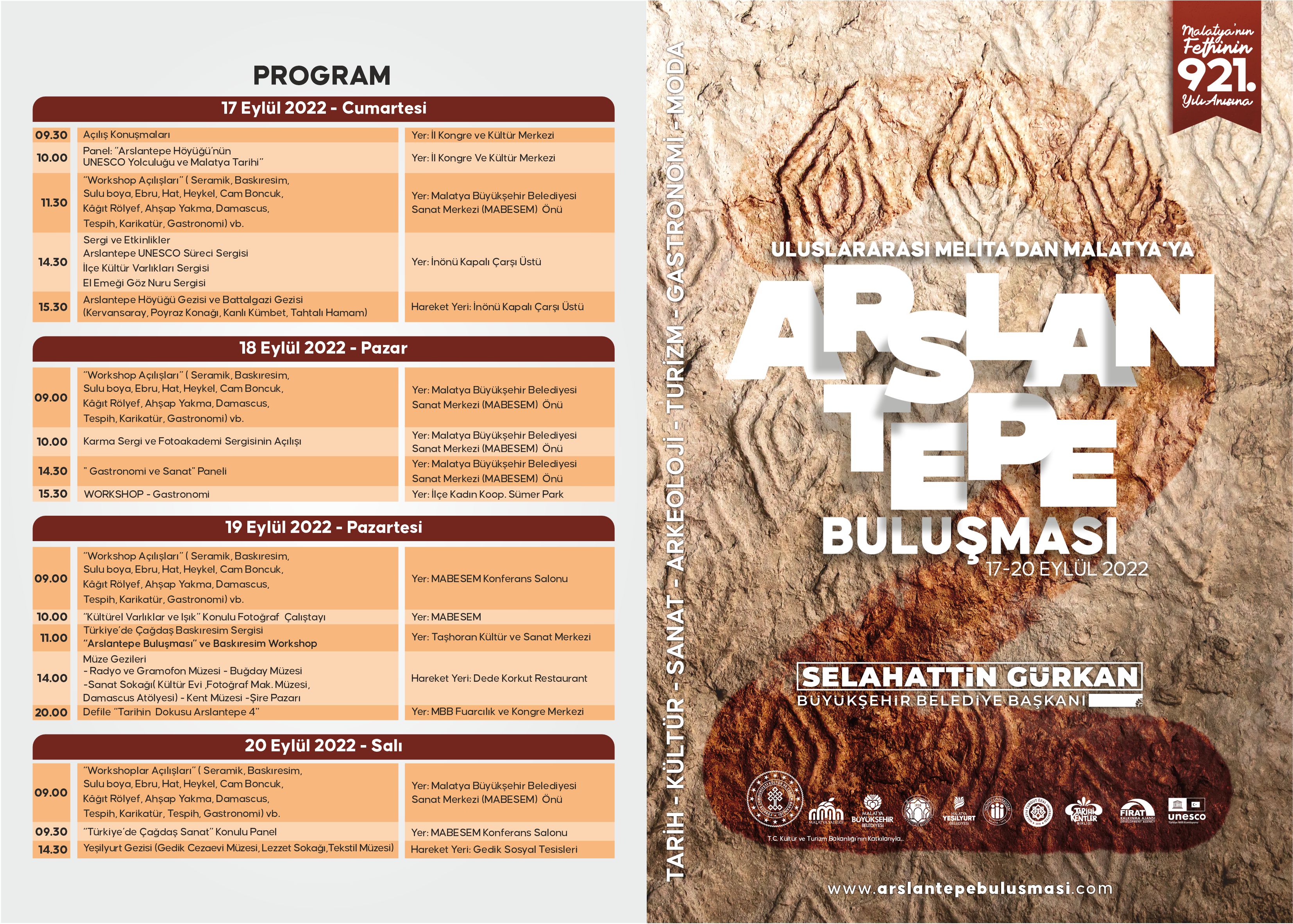 2. Melita'dan Malatya'ya Arslantepe Buluşması Başlıyor