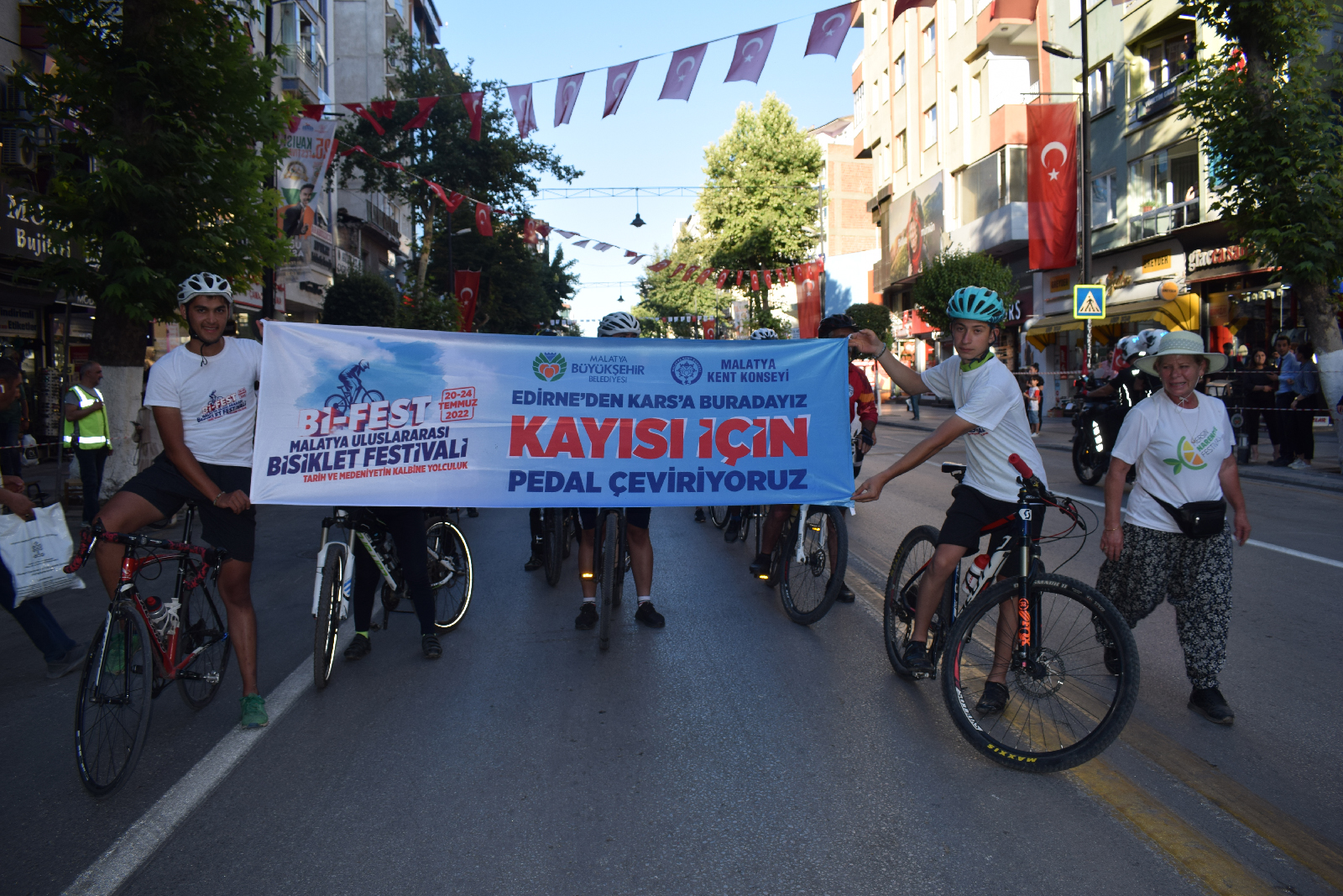 200 Bisikletli Malatya Tarihini Tanıtacak