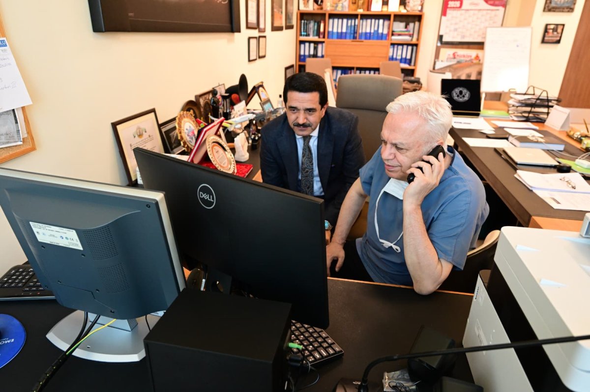 BAŞKAN TAŞKIN'DAN PROF. DR. SEZAİ YILMAZ'A ZİYARET