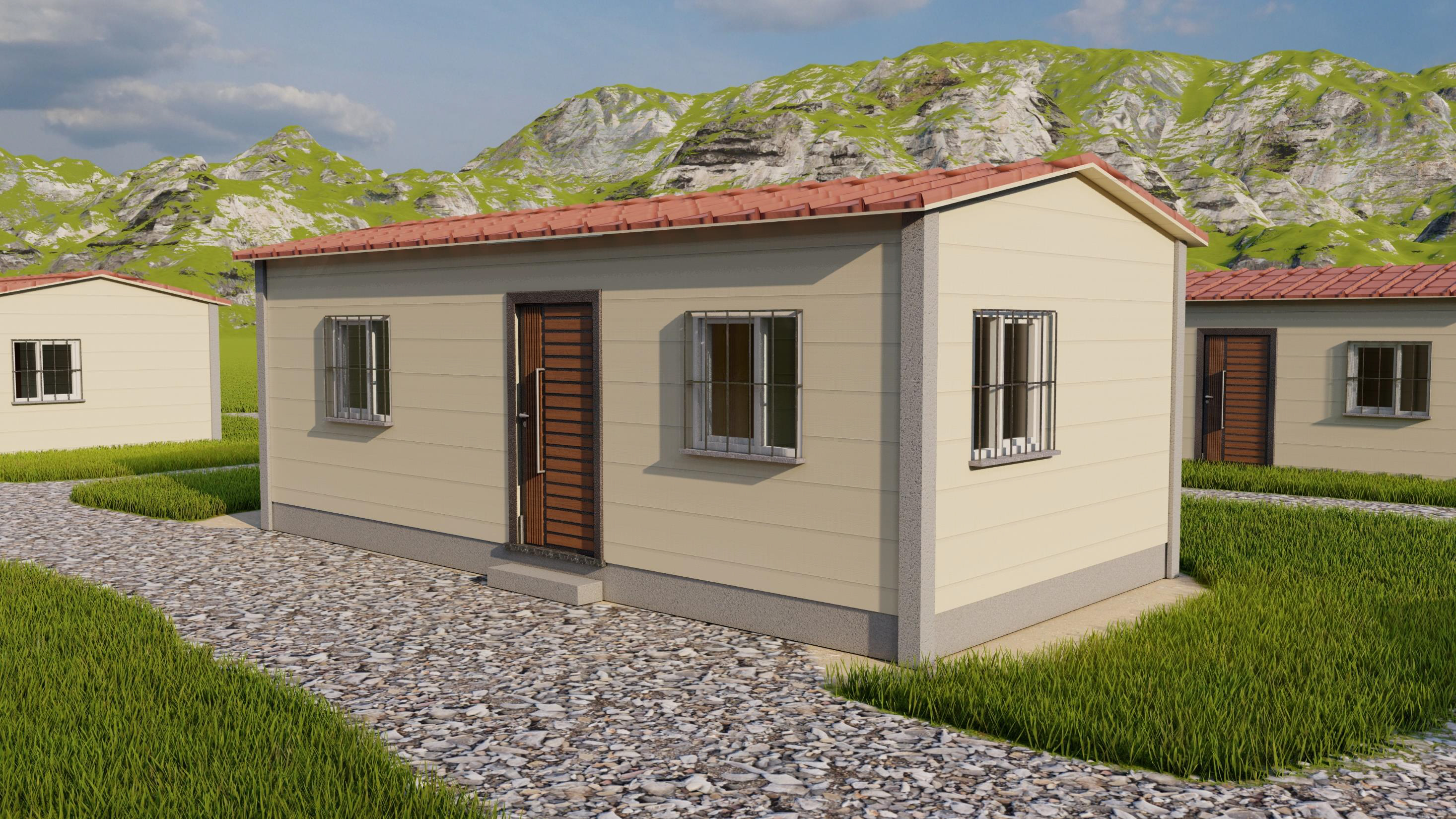 310 Geçici Konutun İnşaatına Başlandı