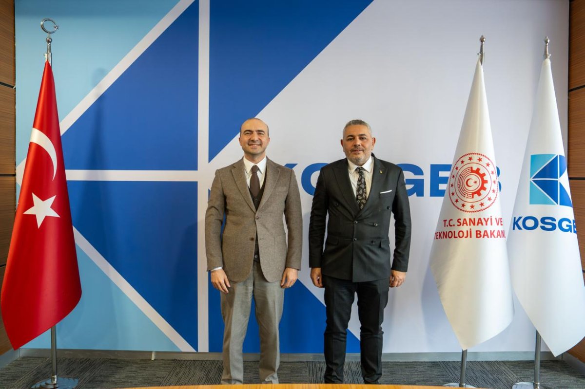  Başkan Sadıkoğlu, KOSGEB Başkanı ile bir araya geldi