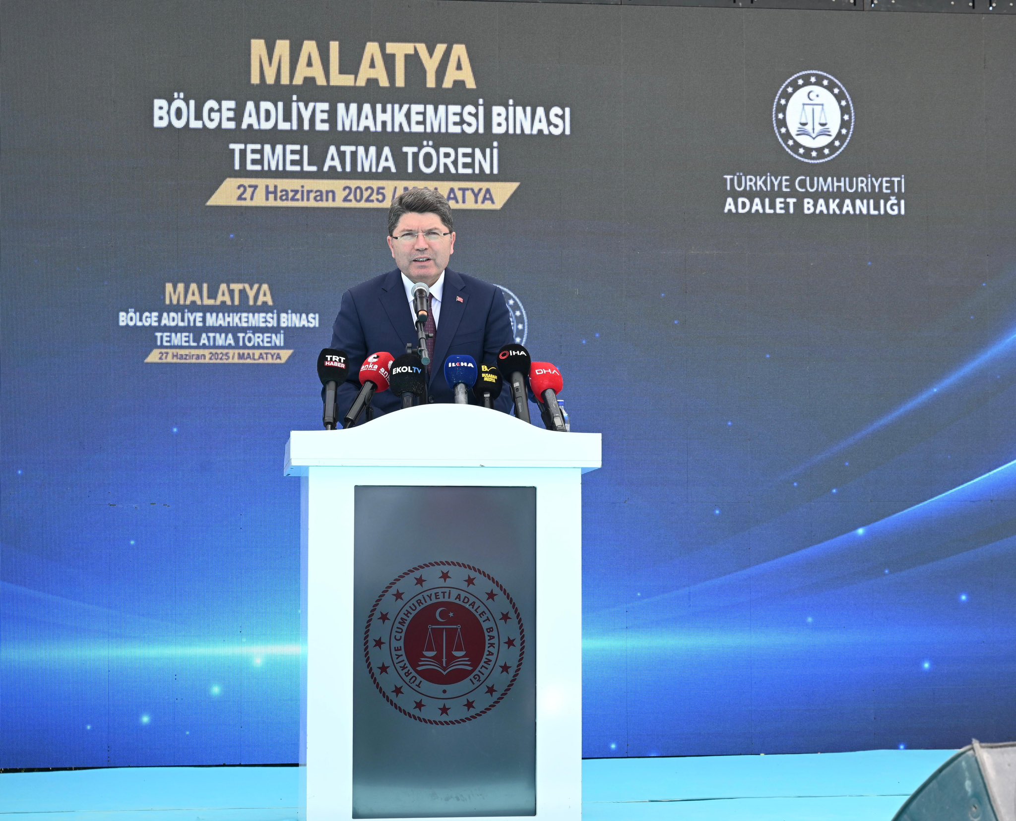 ADALET BAKANI YILMAZ TUNÇ MALATYA ADLİYESİ BİNA İNŞAATI İÇİN TALİMATI VERDİ: