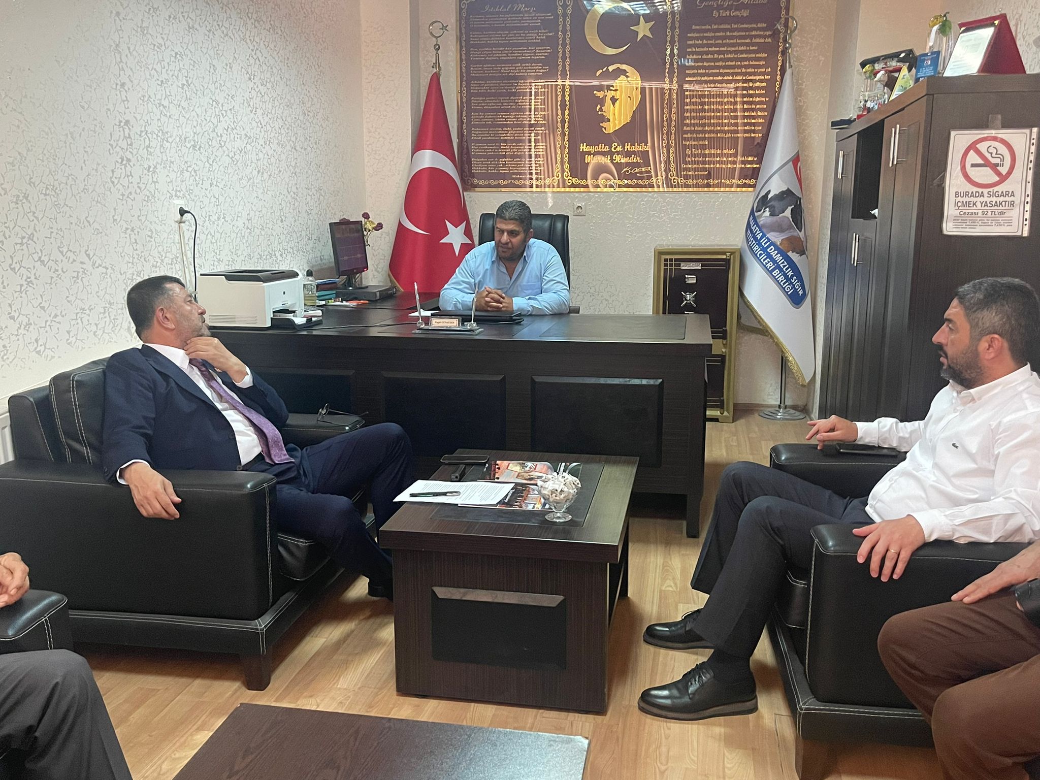 Ağbaba'dan Malatya Damızlık Sığır Yetiştiricileri Birliğine Ziyaret