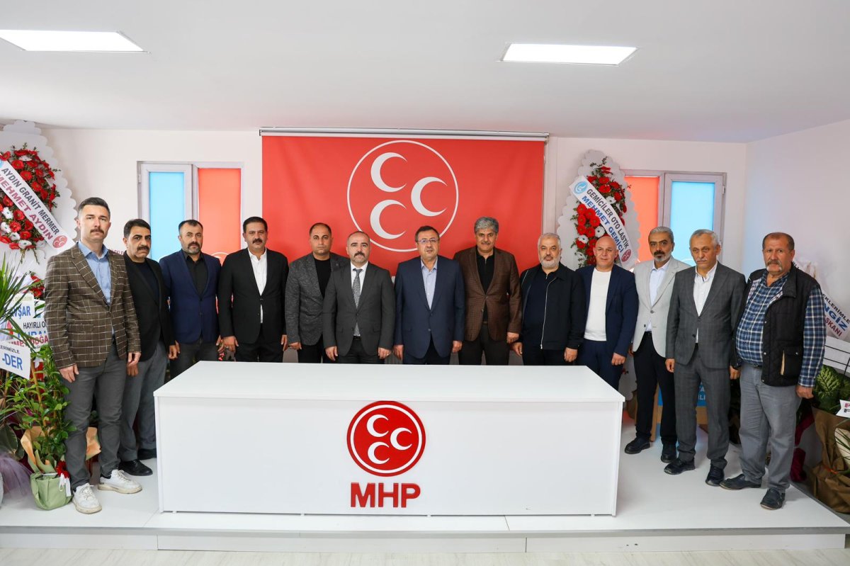 AK Parti Malatya İl Başkanı Bakan'dan MHP İl Başkanı Şengönül’e Hayırlı Olsun Ziyareti