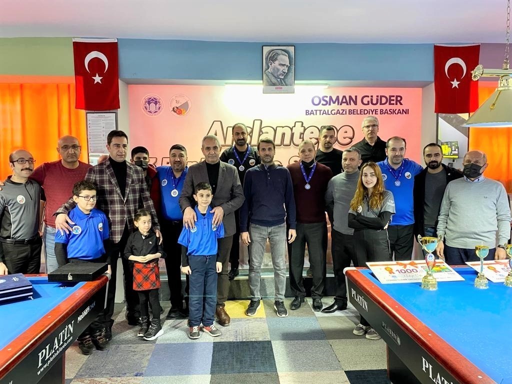 Arslantepe Bilardo Şampiyonası sona erdi