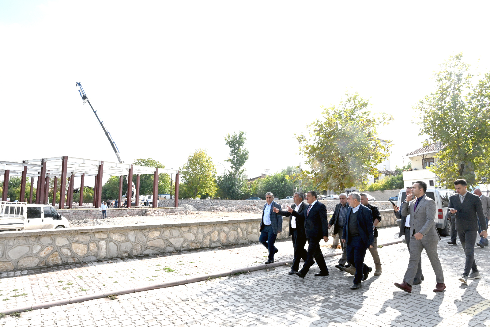 Arslantepe Höyüğü Karşılama Merkezi Çalışmaları Devam Ediyor
