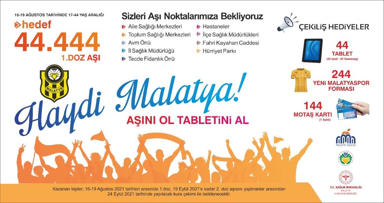 Aşı ol hediyeyi kap