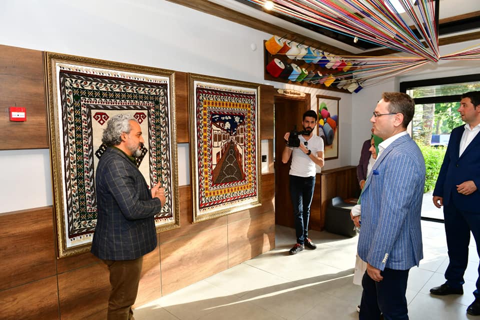 Başkan Çınar Başkan Yasin Kartoğlu'nu Misafir Etti