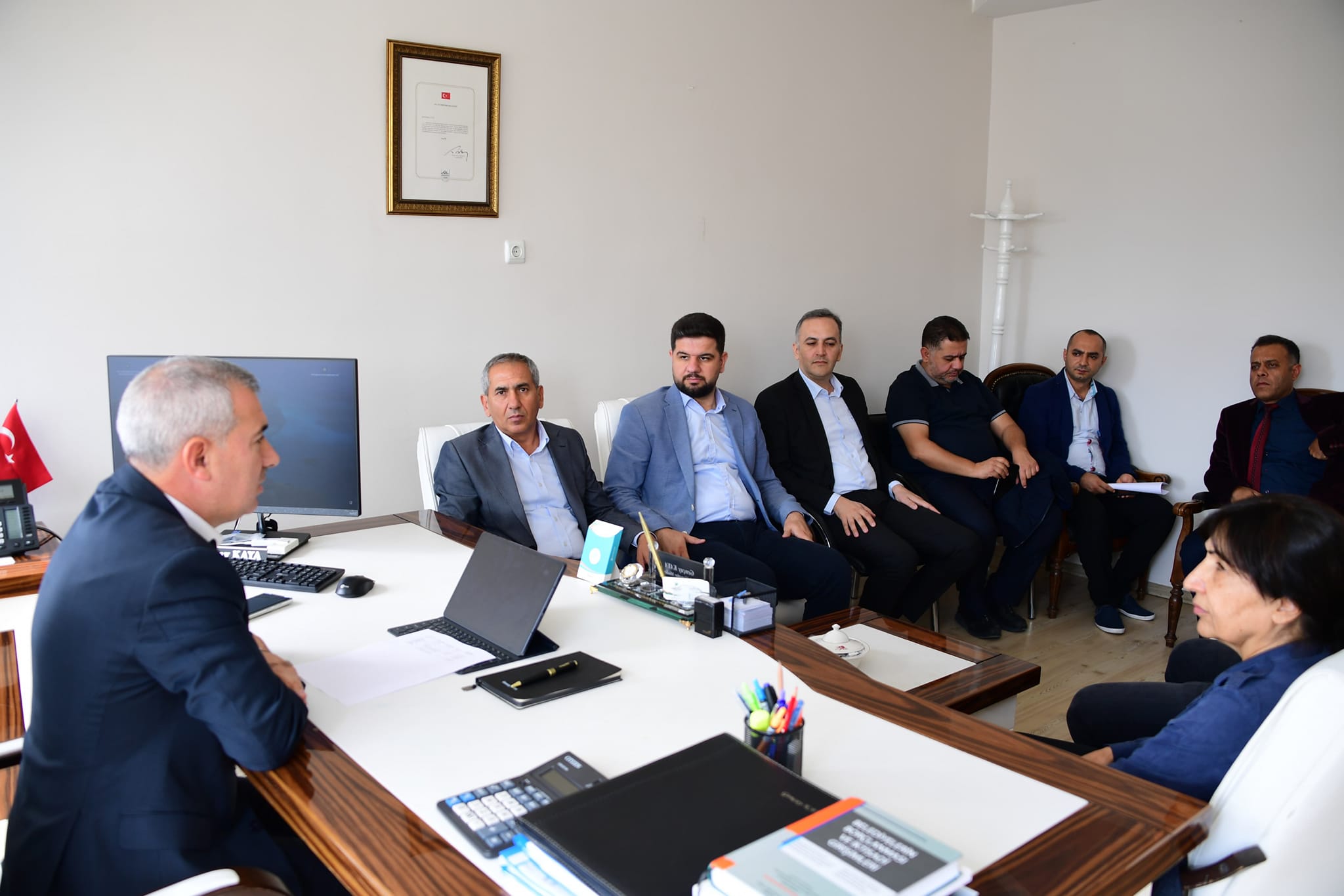 Başkan Çınar İmar Komisyonu Üyeleri İle Bir Araya Geldi