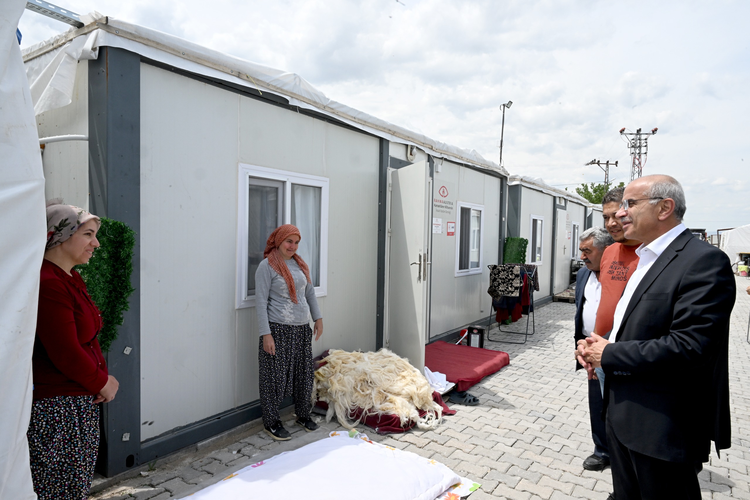 Başkan Er'den İkizce Konteyner Kente Ziyaret