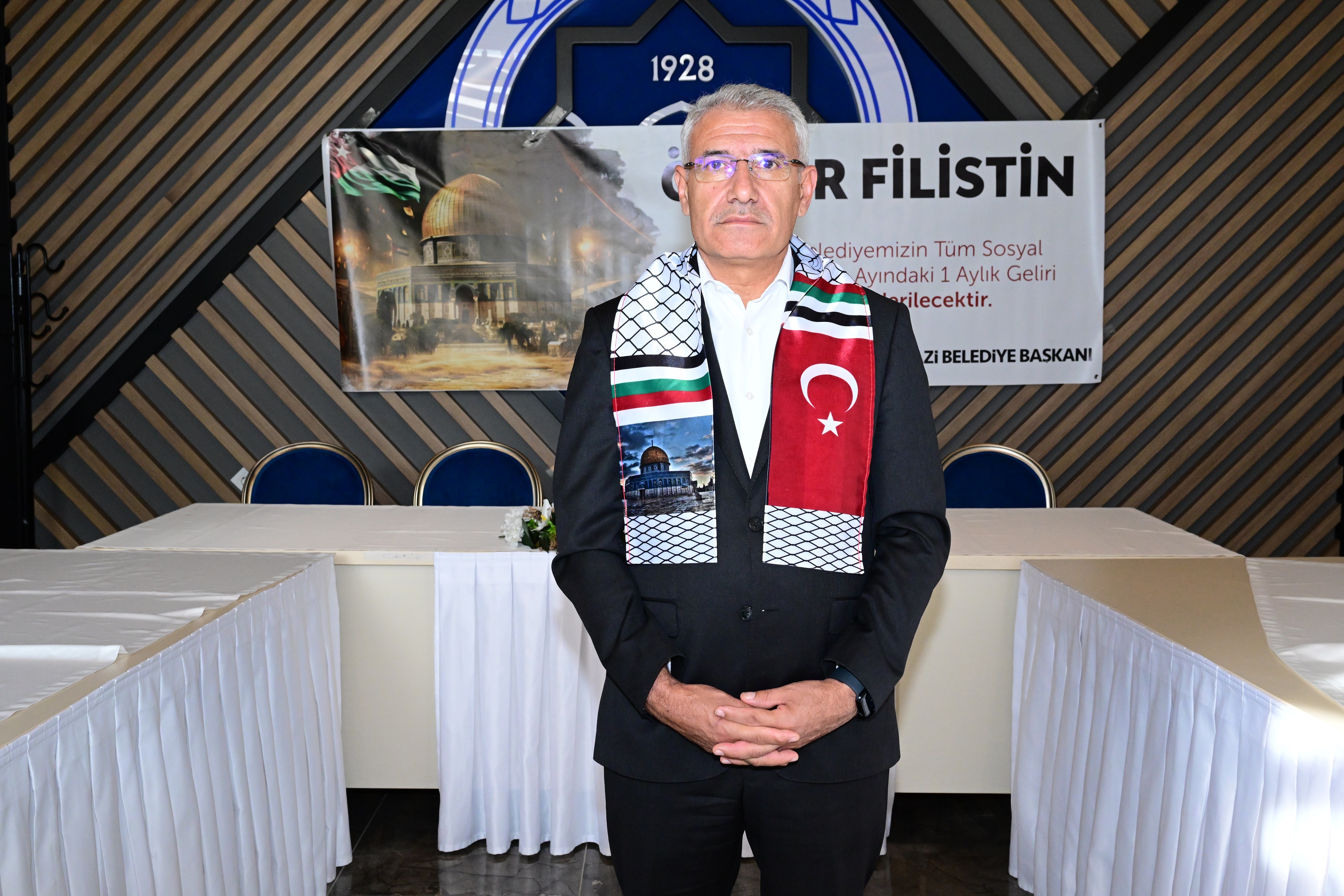 Başkan Güder: “Sosyal Tesislerimizin Kasım Ayı Gelirini Filistin Halkına Göndereceğiz”