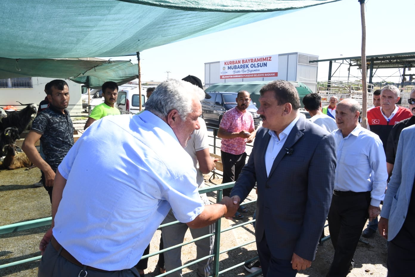 Başkan Gürkan Canlı Hayvan Pazarında İncelemelerde Bulundu