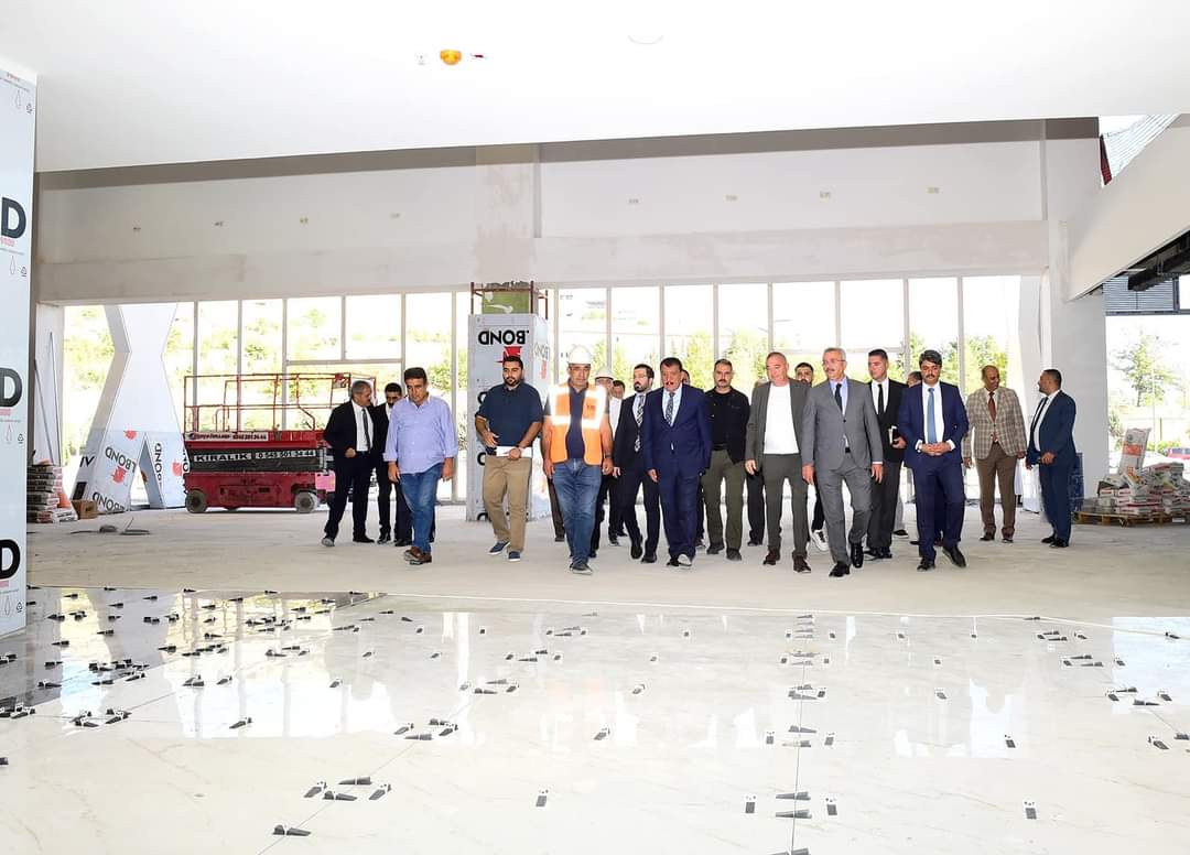 Başkan Gürkan YİMPAŞ Binasında İncelemelerde Bulundu