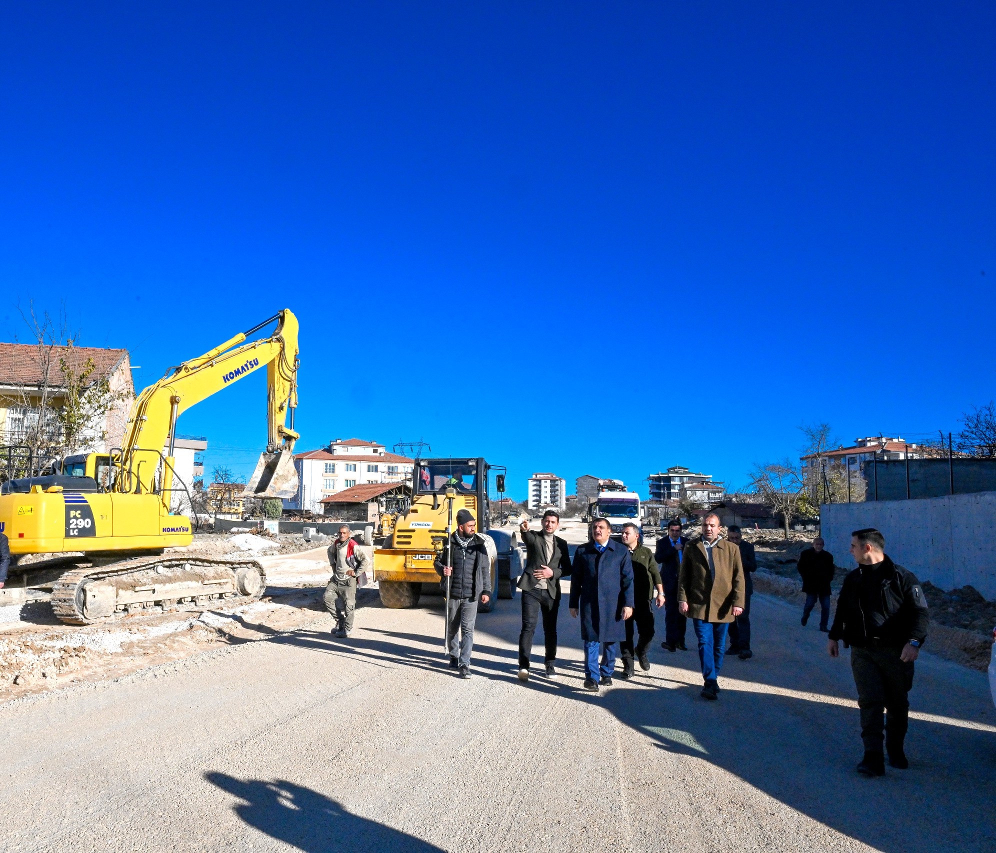 Başkan Gürkan Yol Çalışmaları İnceledi