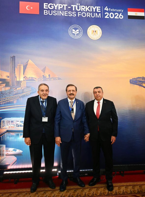 BAŞKAN ÖZCAN, TÜRKİYE–MISIR İŞ FORUMU’NA KATILDI