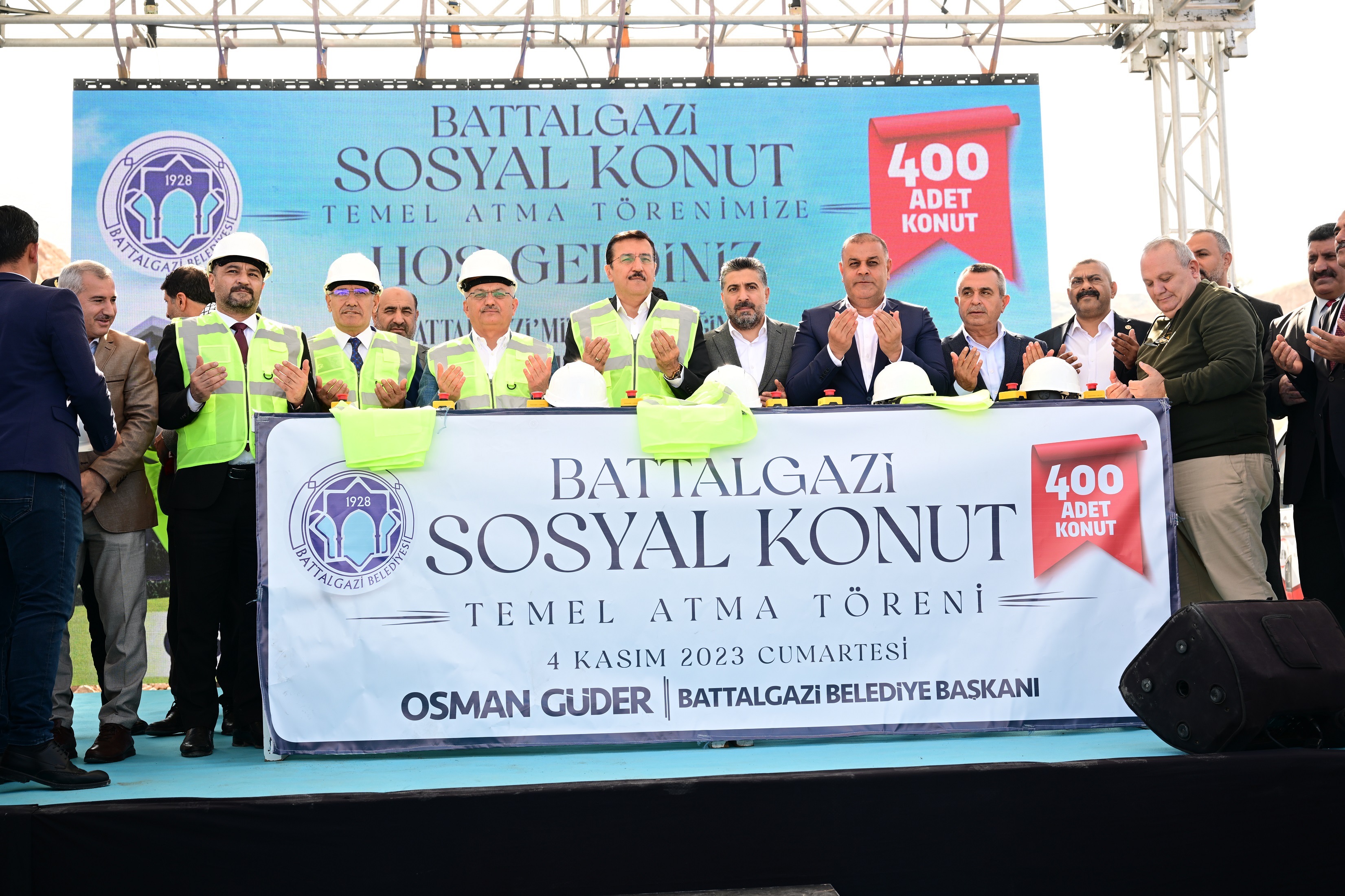 Battalgazi’de 400 Sosyal Konutun Temeli Atıldı