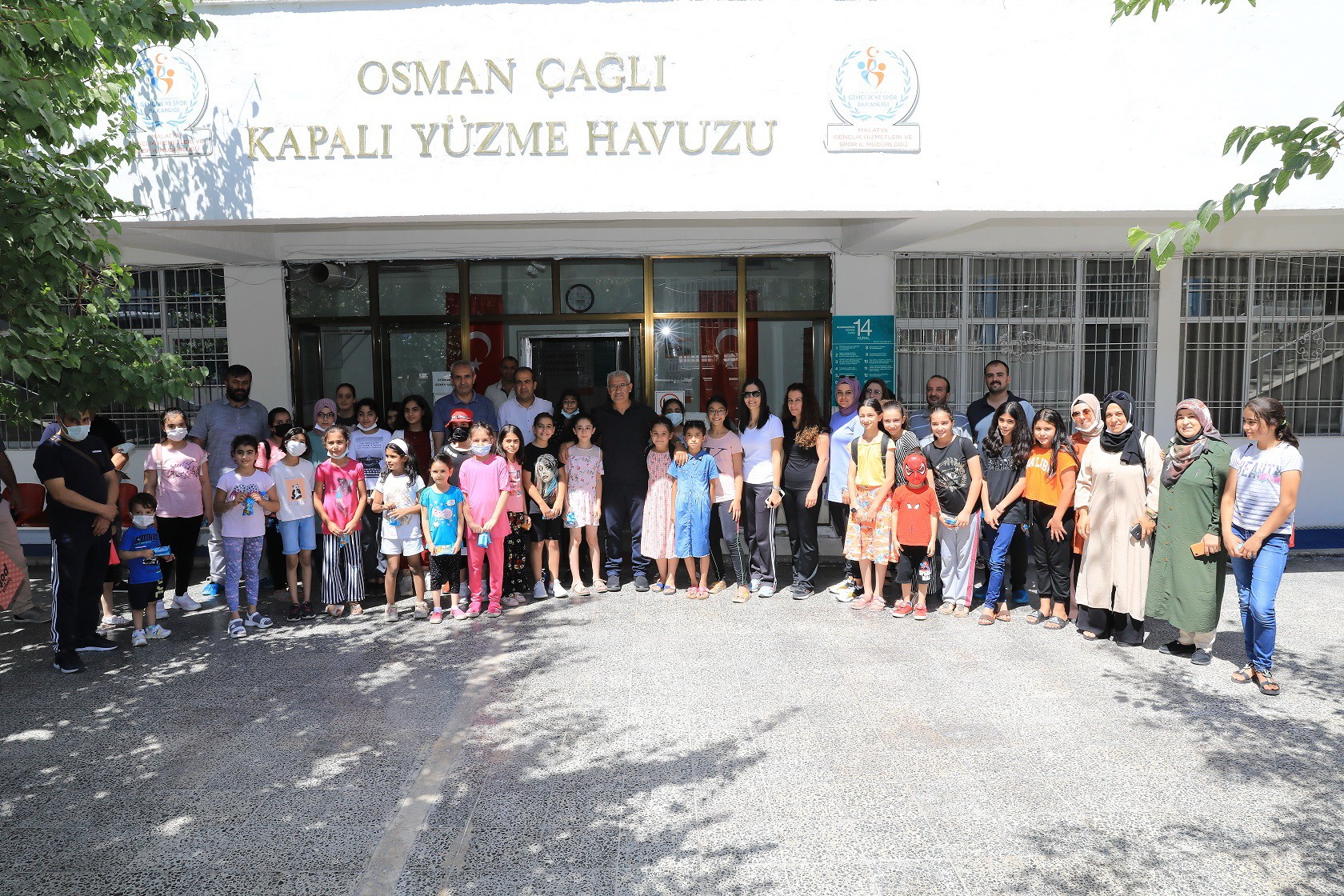 Battalgazi’deki yüzme kursu yoğun ilgi görüyor