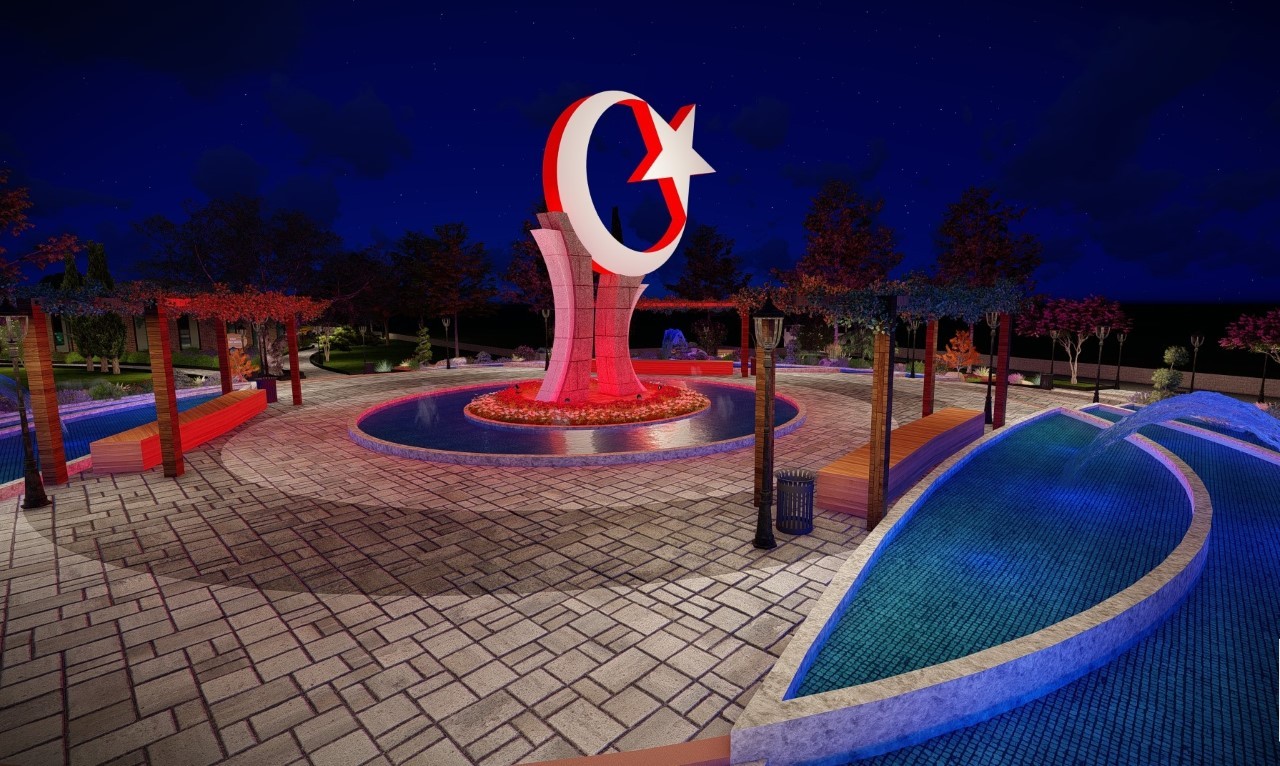 Battalgazi’ye ay-yıldız anıtlı parkyapılacak