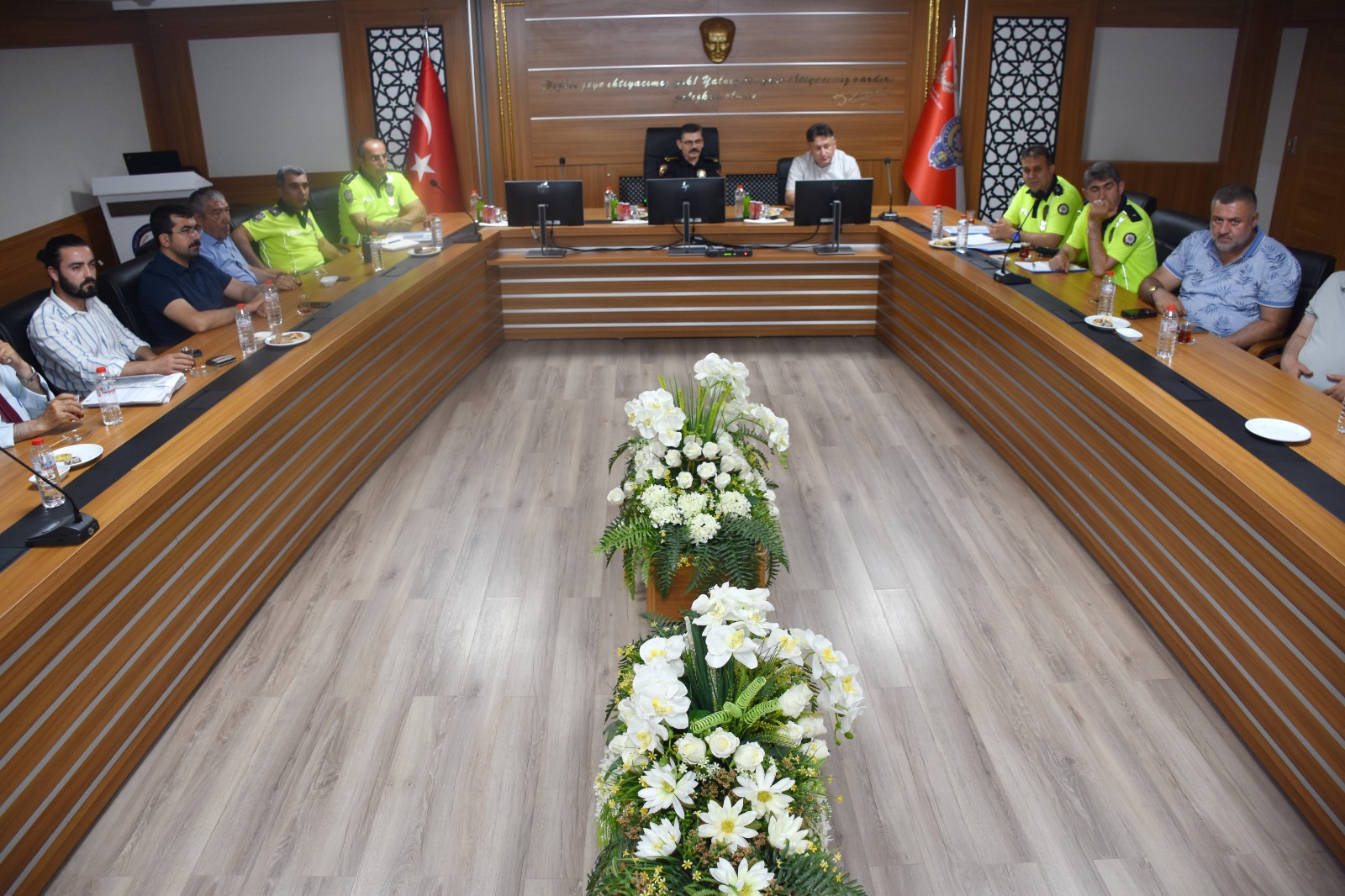Bayram Öncesi Trafik Güvenliği Toplantısı Yapıldı
