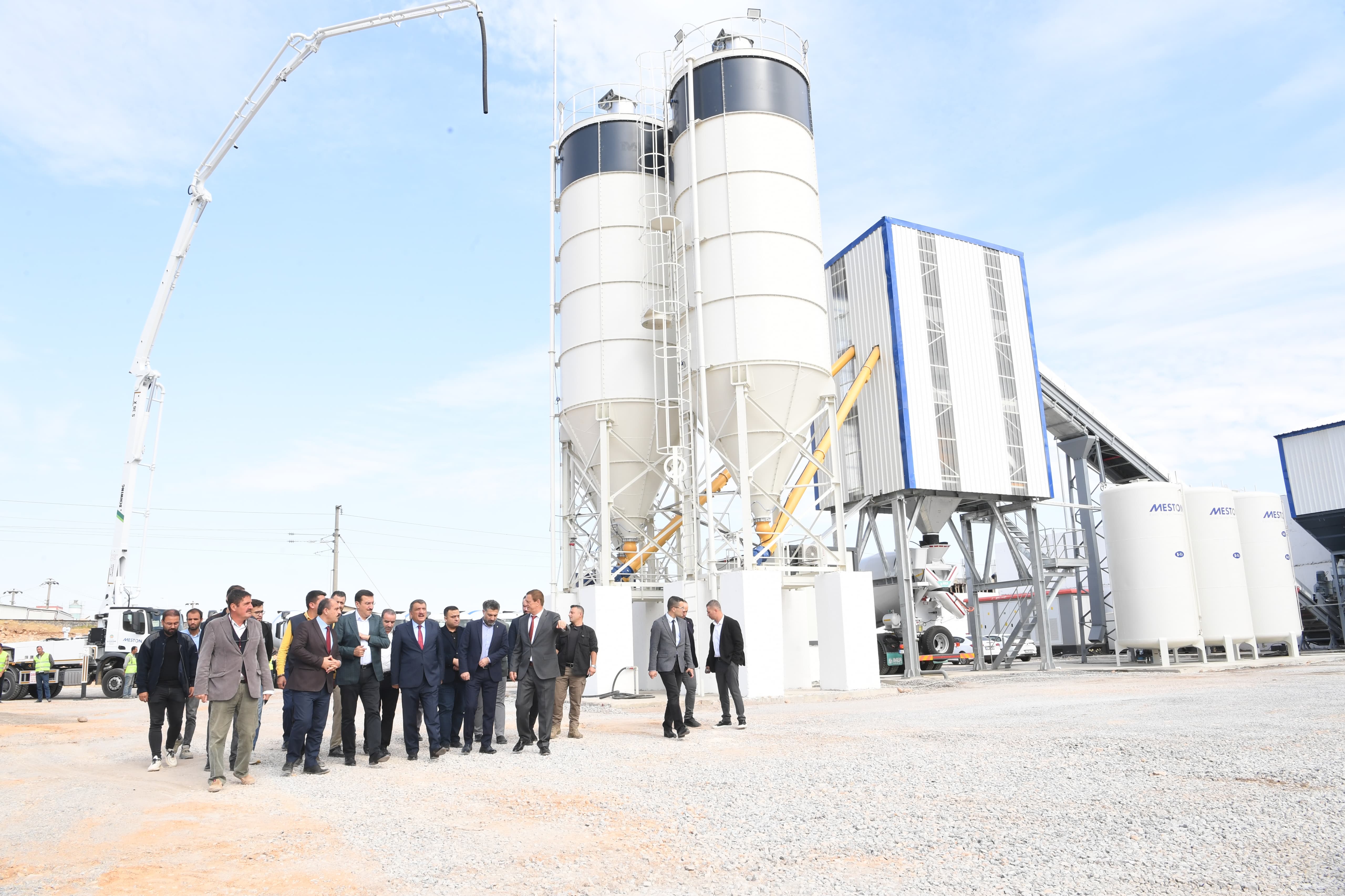 Beton Santrali İçin Geri Sayım Başladı "10 Gün Sonra Üretime Geçiyor"