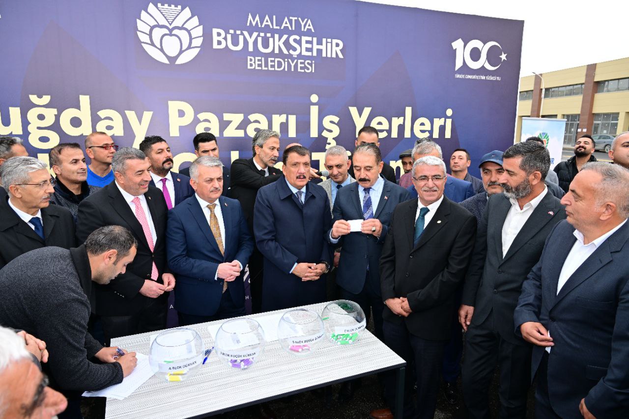 Buğday Pazarı İş Yerleri Kurası Çekildi