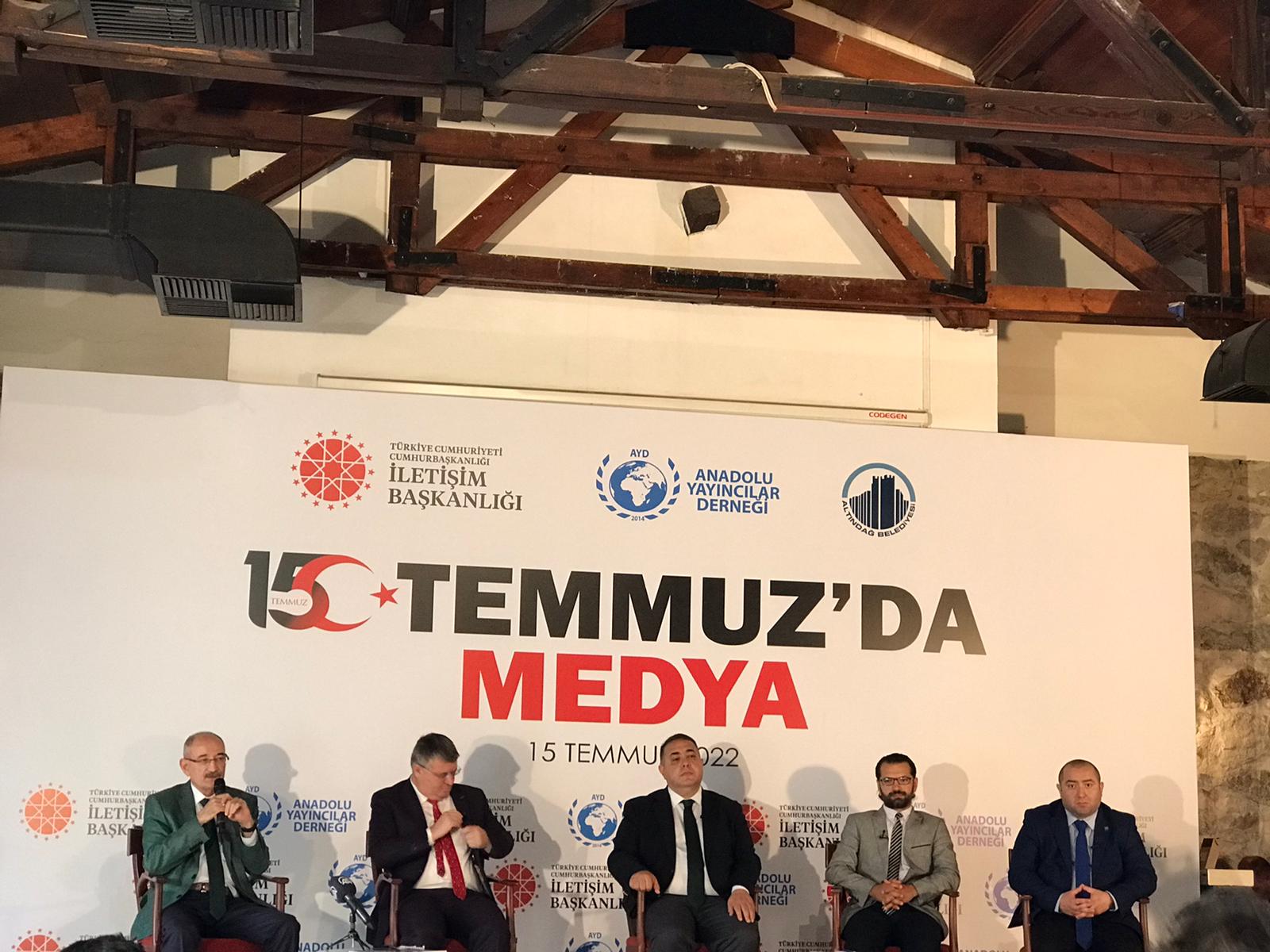 Burhan," 15 Temmuz’da Asıl Sınavı Anadolu Medyası Vermiştir"