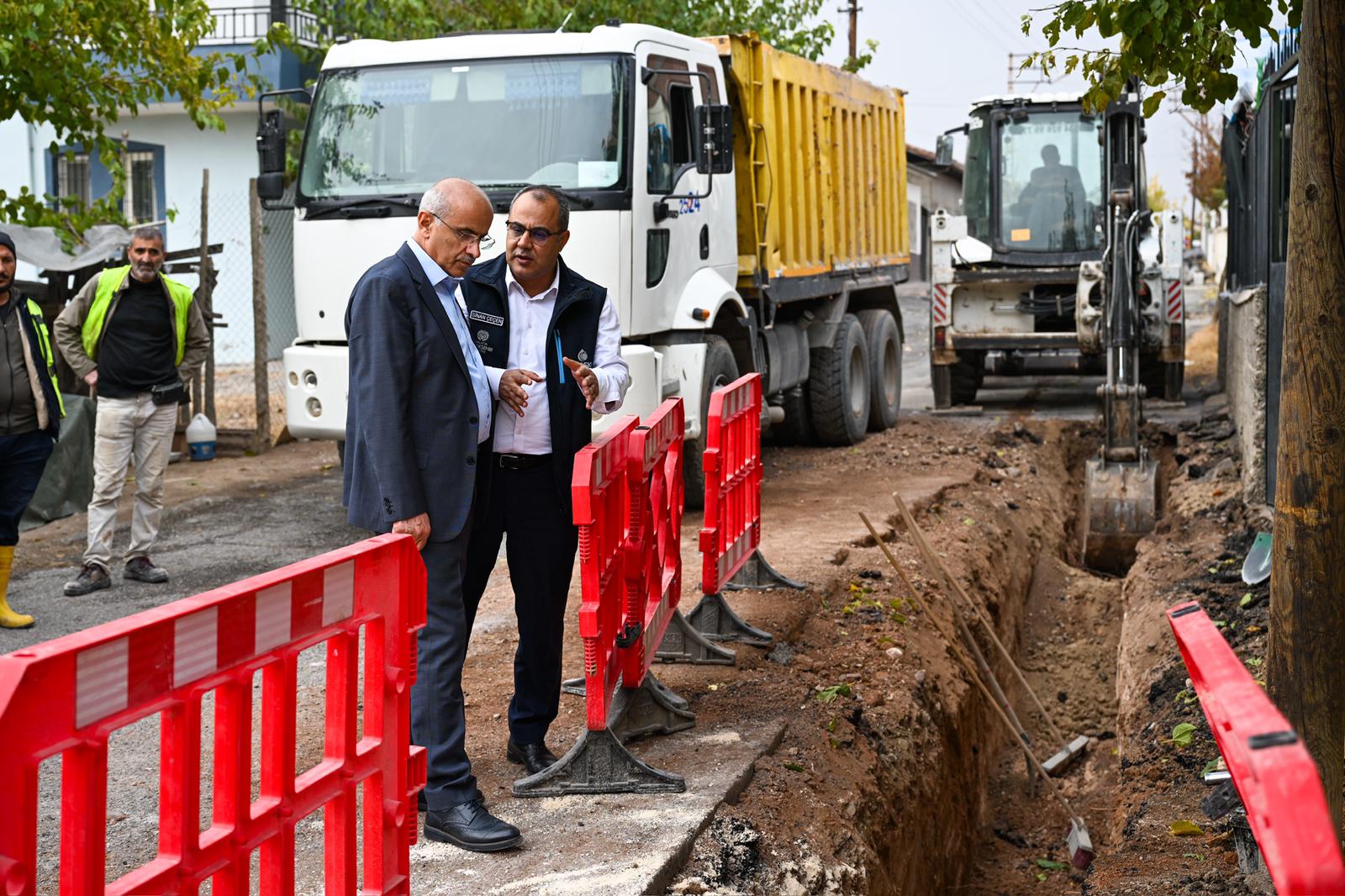 Büyükşehir Belediyesi Altyapı çalışmalarına aralıksız devam ediyor
