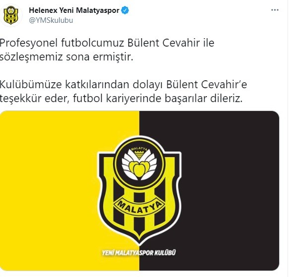 Cevahir’e teşekkür paylaşımı