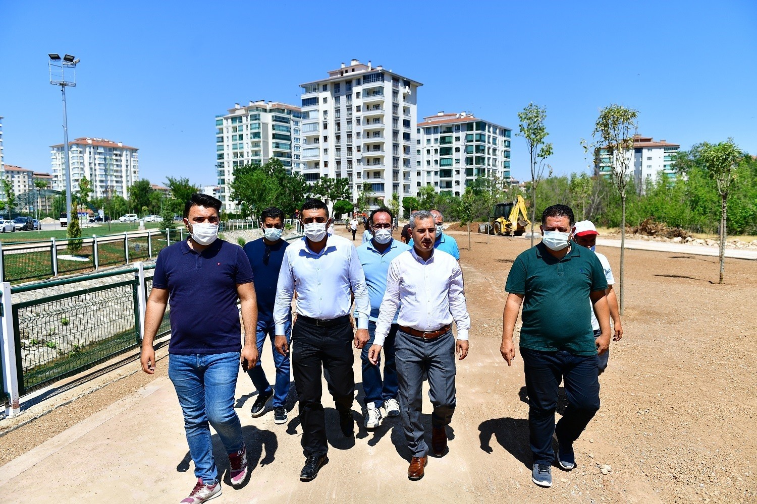 Çınar, Horata Deresi etrafındaki yeşillendirme çalışmalarını inceledi