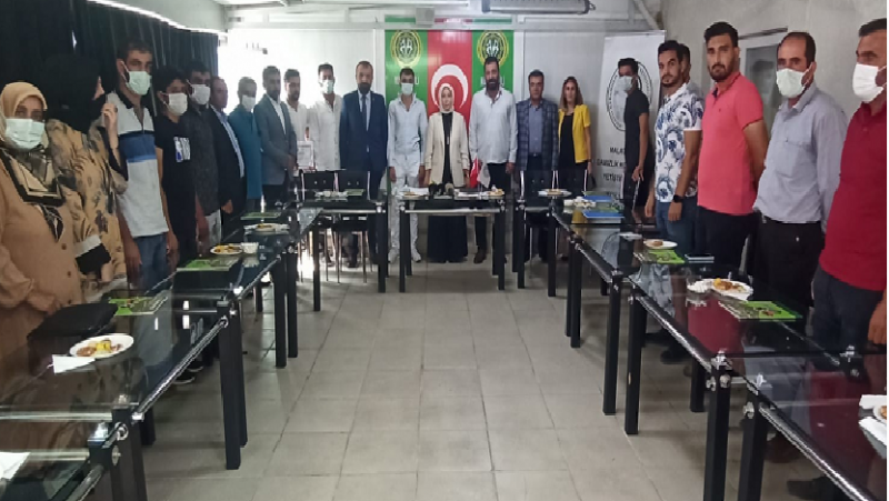 Çobanlık kursunu bitirenlere sertifika