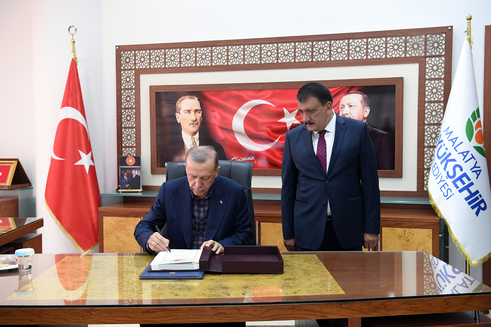 Cumhurbaşkanı Erdoğan’dan Başkan Gürkan’a Ziyaret