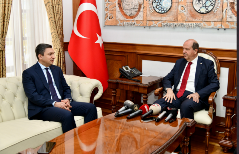 Cumhurbaşkanı Tatar'dan Vali Şahin'e Ziyaret