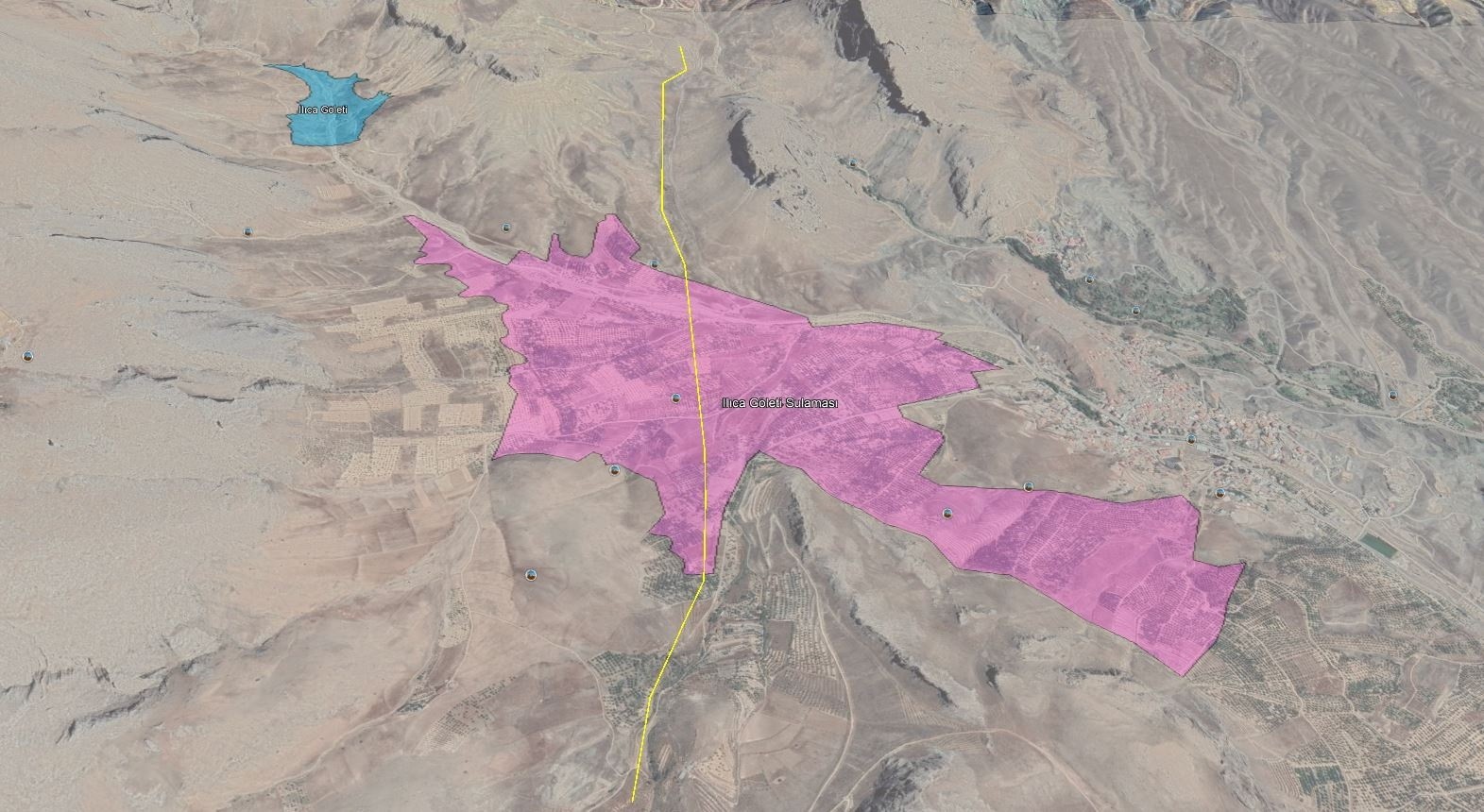 Darende’de bin 790 dekar arazi suya kavuşacak