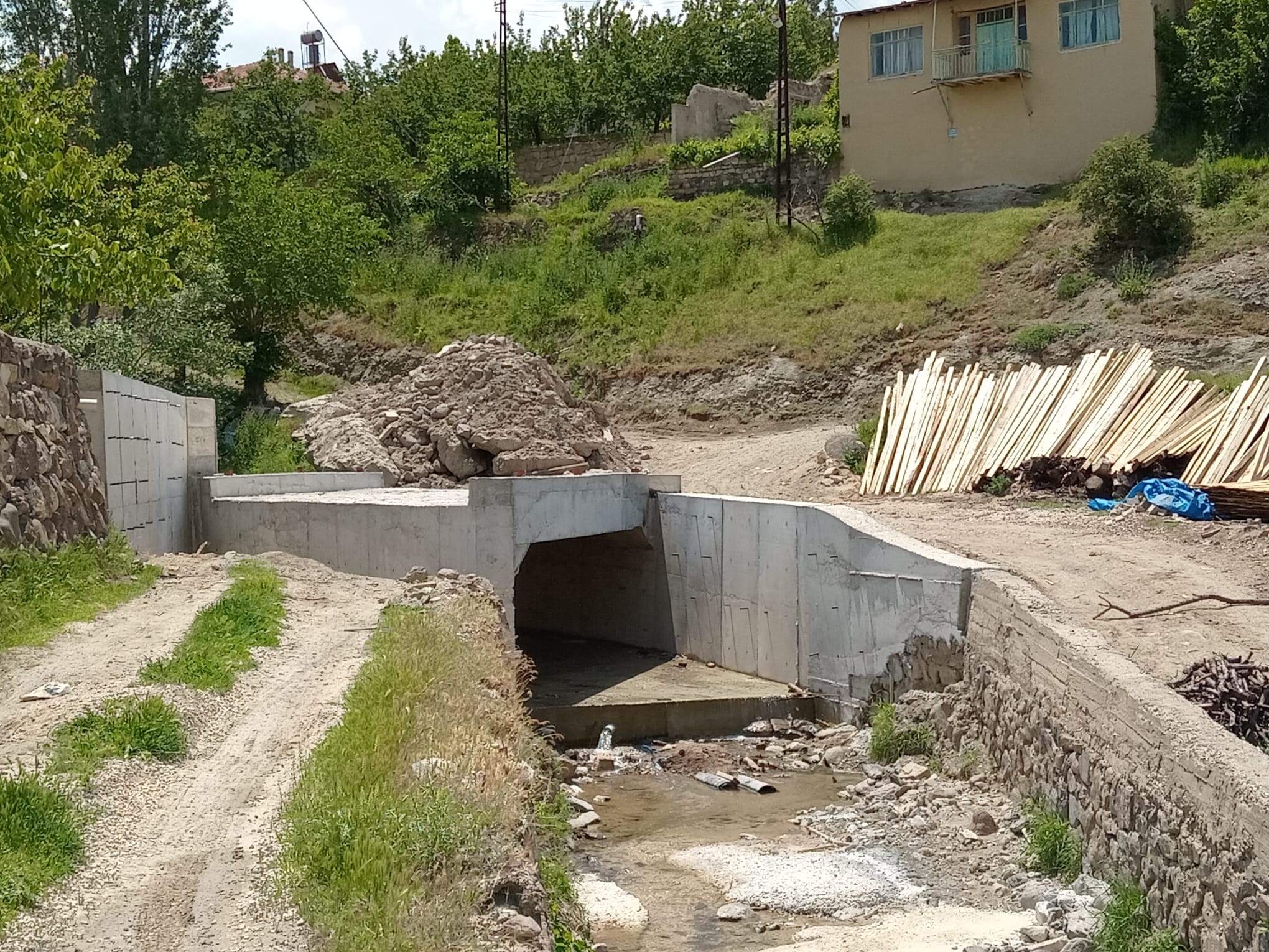 Darende'de Köprü Yenileme Çalışmaları Başladı