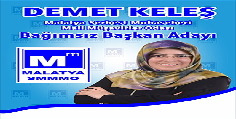 Demet Keleş SMMMO'ya Adaylığını Açıkladı