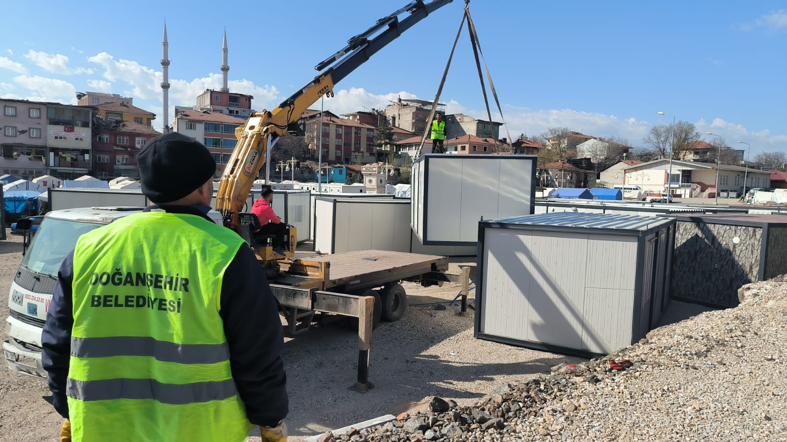 Doğanşehir’e Konteyner Çarşı Kuruluyor