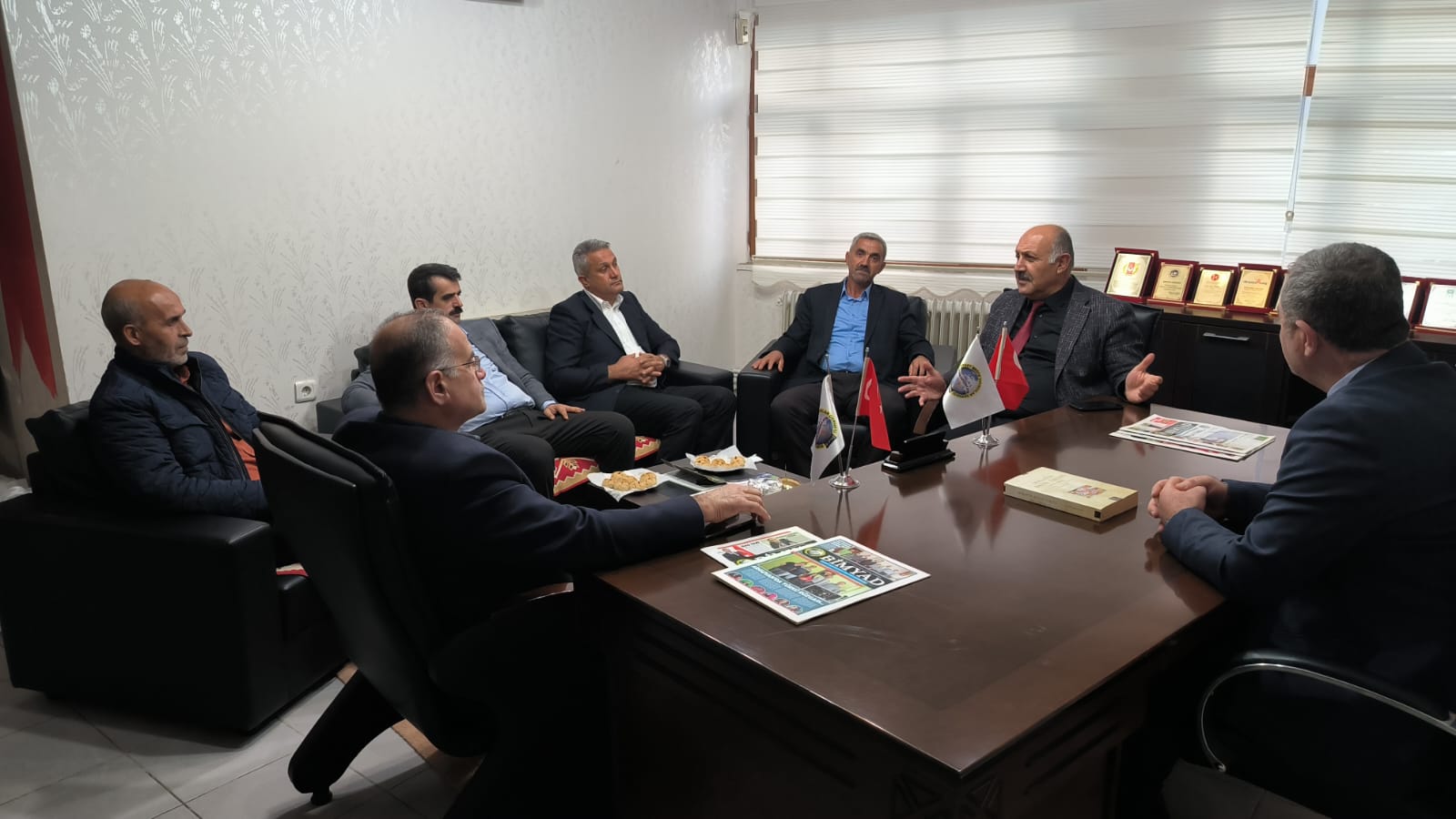 Doğanşehir Heyeti BİMYAD’ı Ziyaret Etti