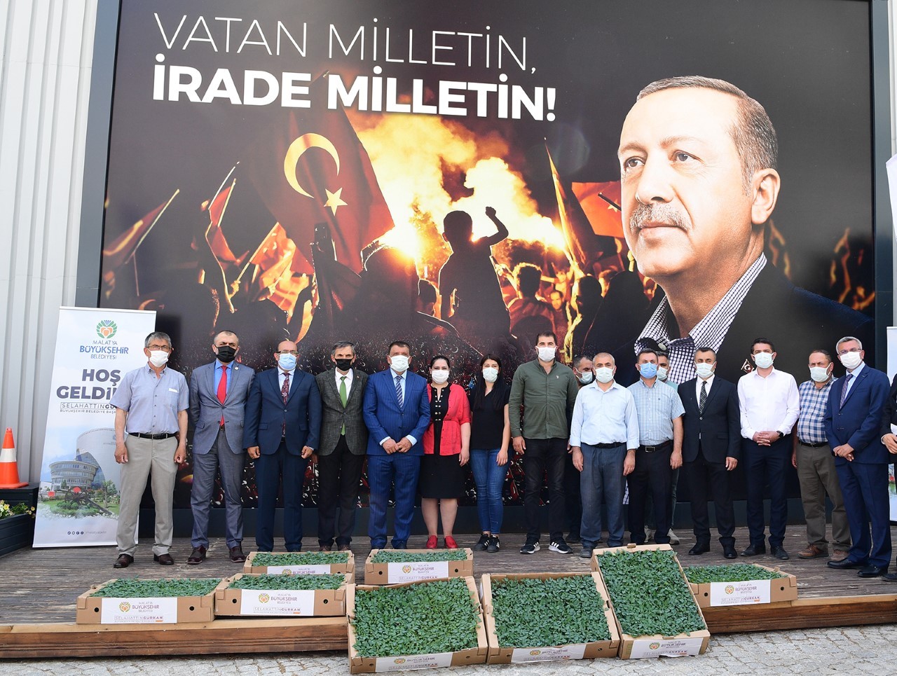 Dondan zarar gören çiftçilere fide desteği