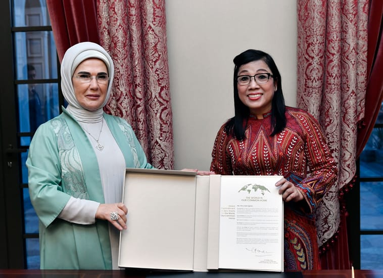 Emine Erdoğan, Vietnam Başbakanı'nın Eşi Le Thi Bich Tuan İle Görüştü