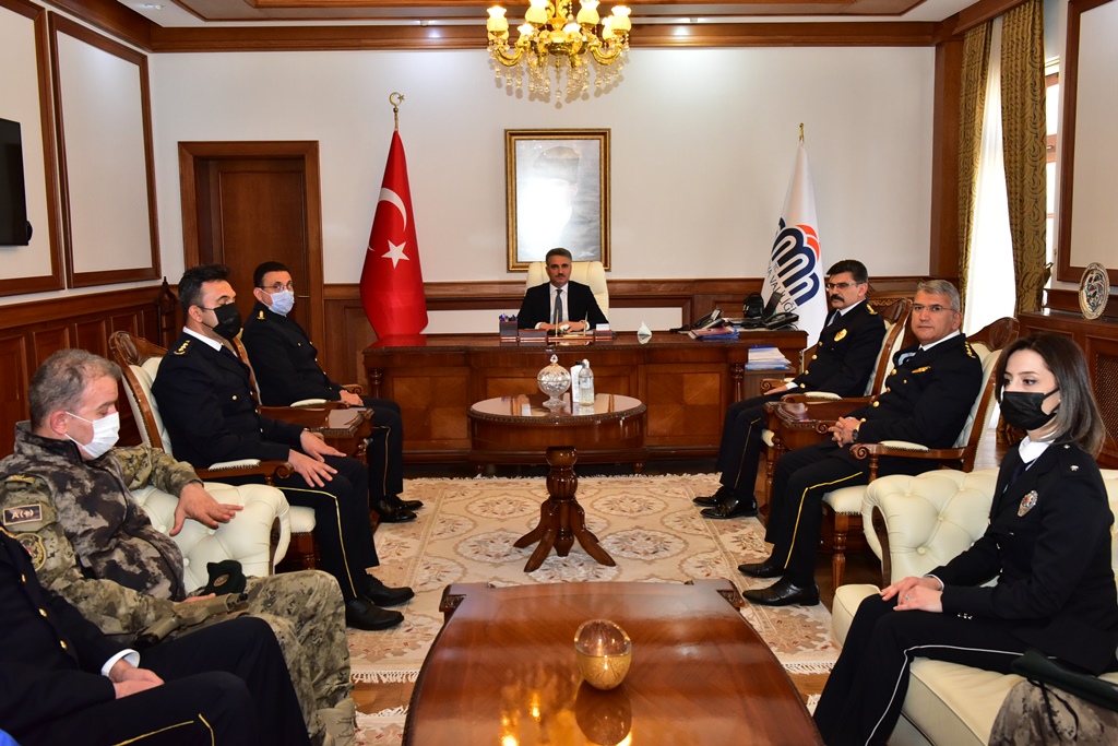 Emniyet Teşkilatından Vali Baruş'a Ziyaret