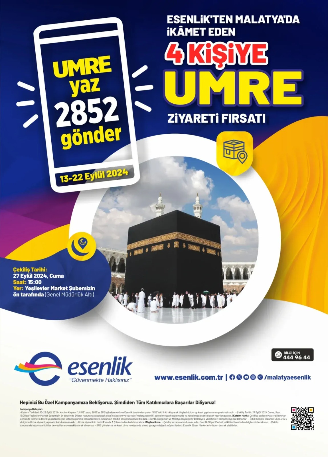 Esenlik 4 Kişiye “Umre” Ziyareti Fırsatı Sunacak! İşte Detaylar...
