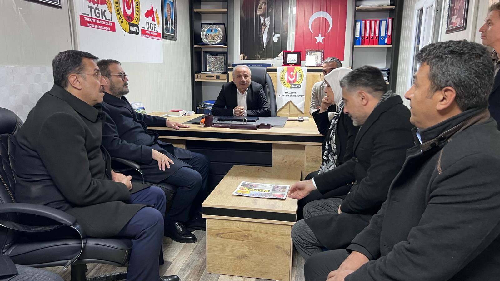 Eski Bakan Mahir Ünal MGC'ni Ziyaret Etti