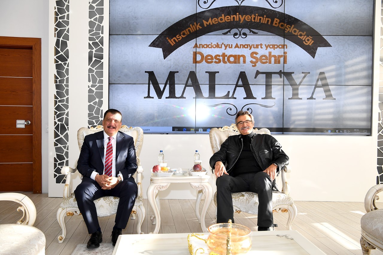 Eski Bakan Tüzmen, Başkan Gürkan’ı ziyaret etti