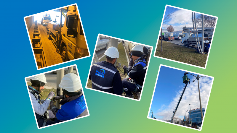 Fırat Edaş Aydınlatma Çalışmalarına Hız Kesmeden Devam Ediyor