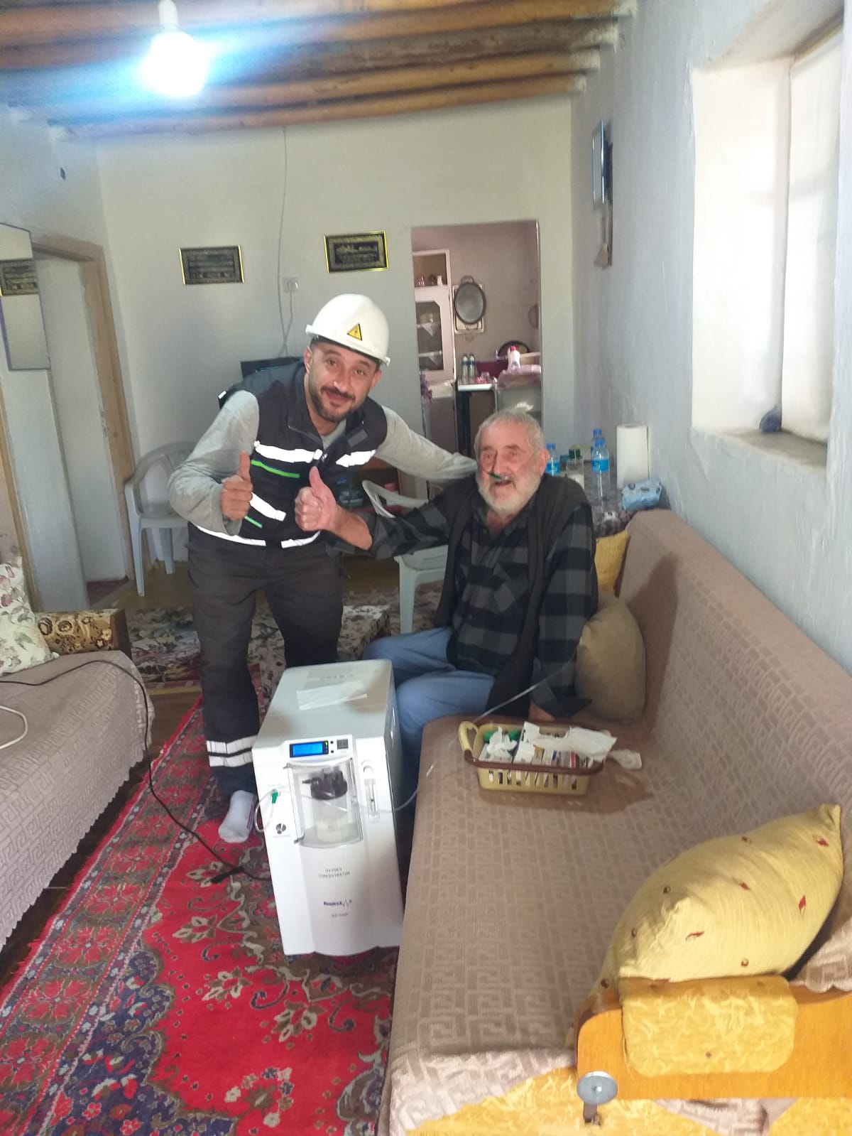 FIRAT EDAŞ'tan Solunum Cihazına Bağlı Hastaya Jeneratör Desteği