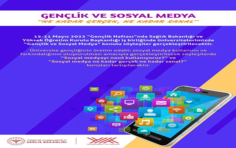 'Gençlik ve Sosyal Medya' Söyleşileri Gençlik Haftası Boyunca Sürecek