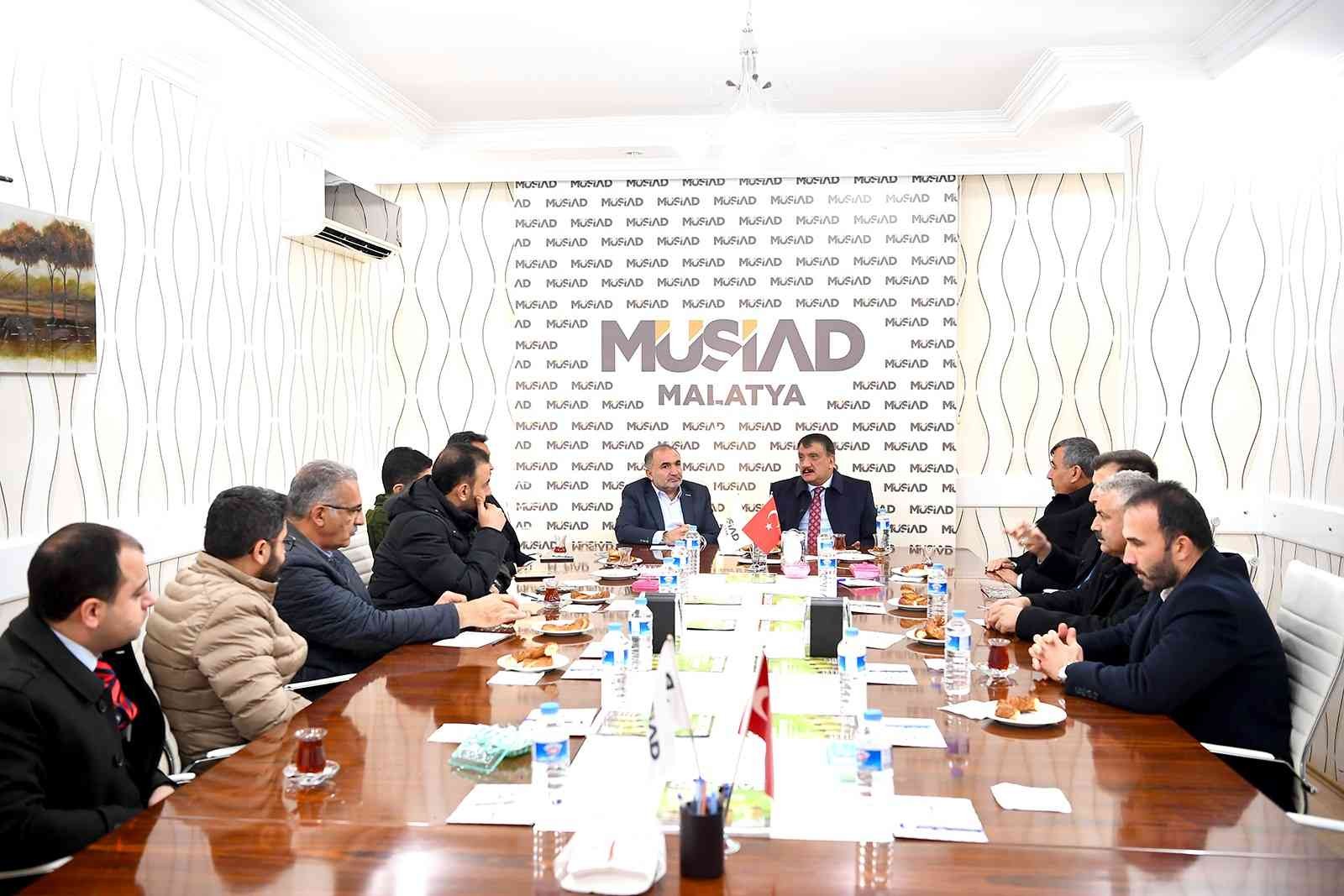 Gürkan, MÜSİAD Malatya şubesini ziyaret etti