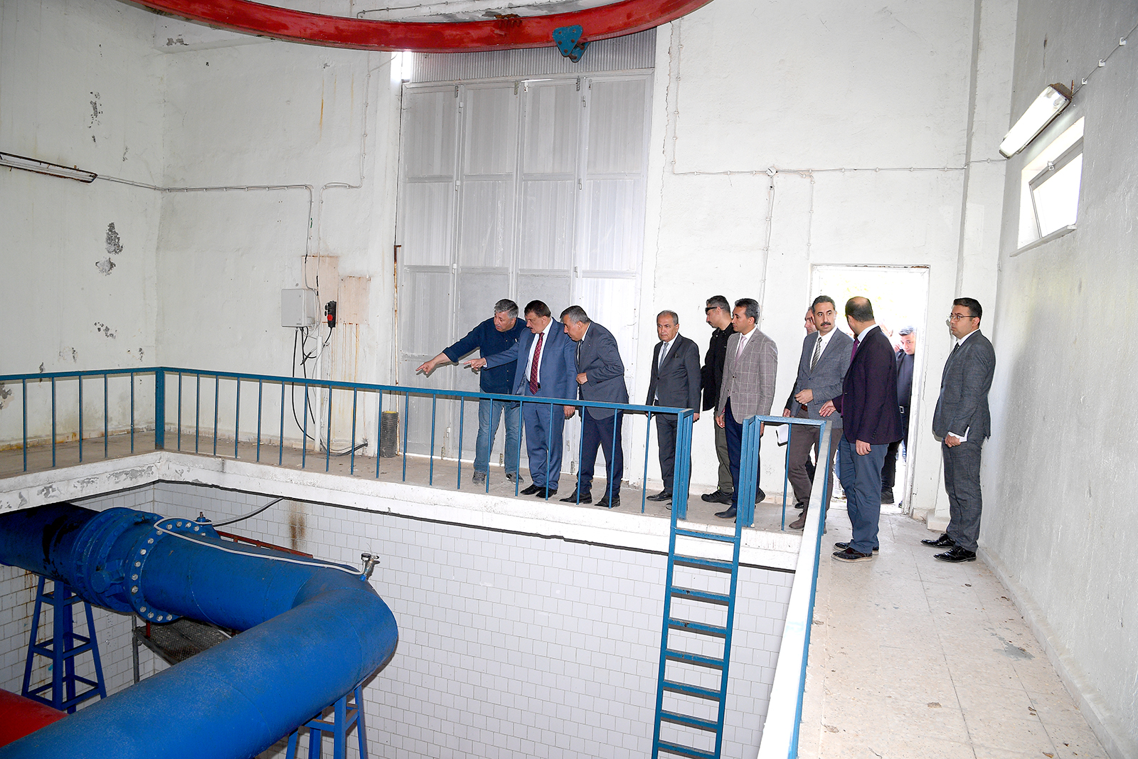 Gürkan Yapraklı İçme Suyu Deposunda İncelemelerde Bulundu