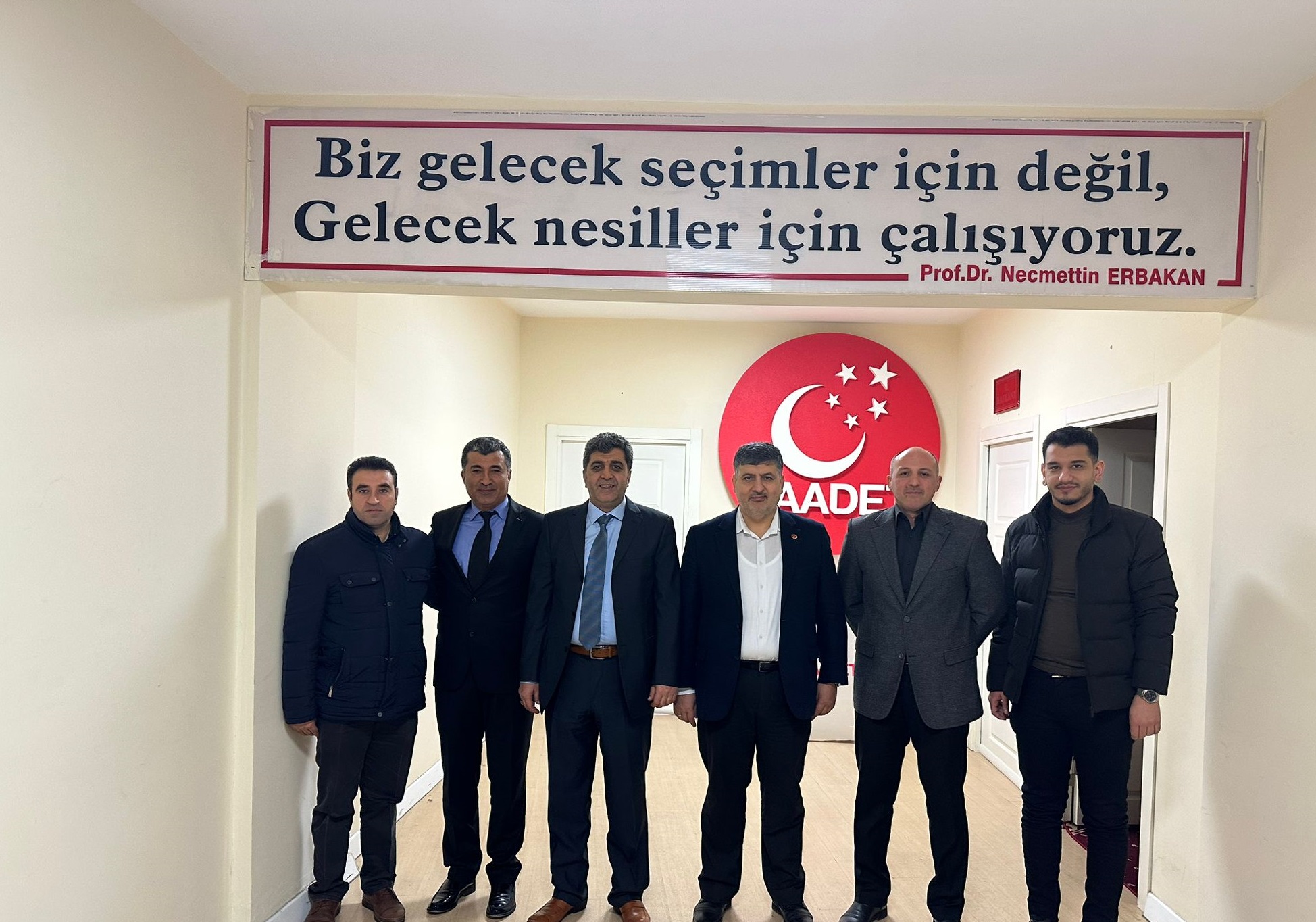 Hürriyetçi Eğitim-Sen'den Saadet Partisi'ne Ziyaret
